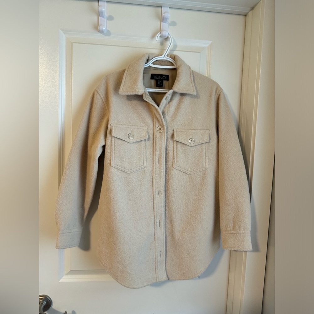 Beige Shacket 
Size: small 
Worn a few times but in great condition! 
Be…